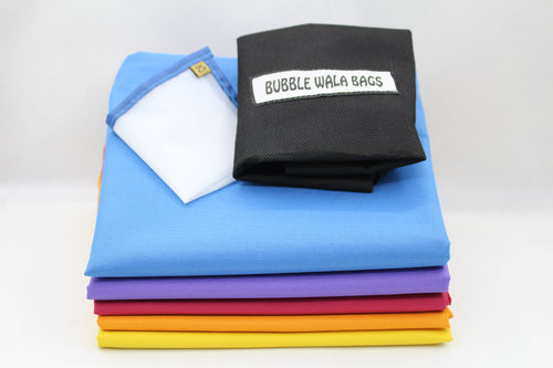 5 Gallon Bubble Wala Bag Kit - Herbal Ice Bubble Hash Bag Extractor with Pressing Screen and Storage Bag (5x5)